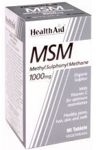 MSM Metylsulfonylmetan 1000 mg 90 tabletter