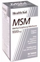 MSM Metylsulfonylmetan 1000 mg 90 tabletter MSM Metylsulfonylmetan 1000 mg 90 tabletter