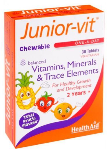 Chewable JuniorVit för barn över 2 år 30 tabletter