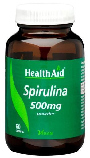 Spirulina 500 mg härledd från vilda örter 60 tabletter