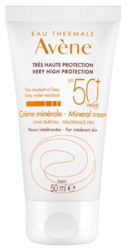 Av&egrave;ne Solkr&auml;m f&ouml;r intolerant hud SPF 50 50 ml