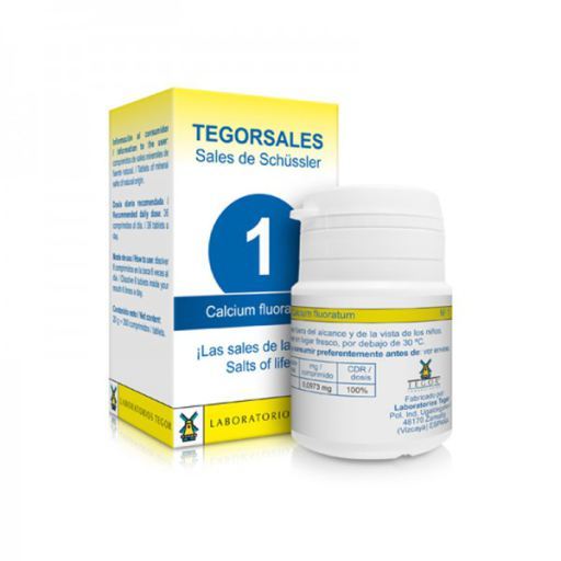 Laboratorios Tegor Kalciumfluorid vitamin d6 tegorsal N1 350 tabletter