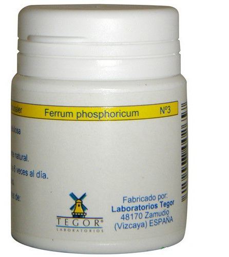 Laboratorios Tegor Ferrum j&auml;rnfosfat d6 tegorsales N3