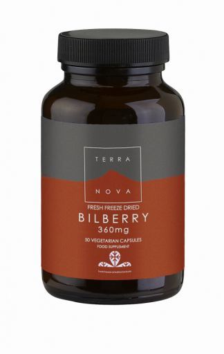 Terranova Bl&aring;b&auml;r 360 mg 50 vegetabiliska kapslar