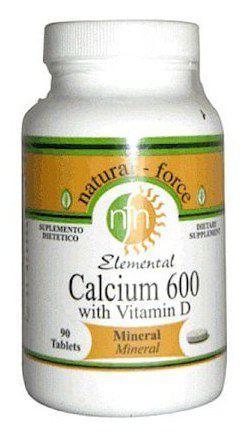 Nutriforce Kalcium 600 mg + Vitamin D 90 Tabletter