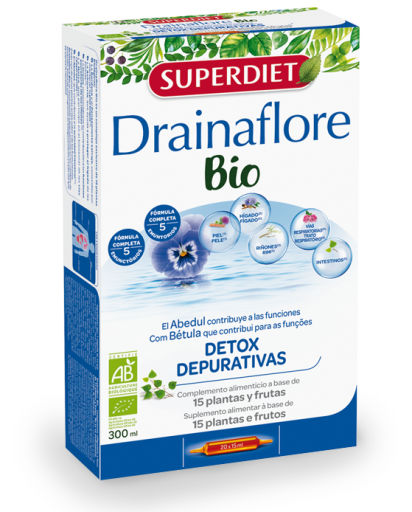 Superdiet Drainaflore 20 ampuller