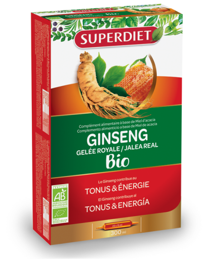 Ekologisk Ginseng Royal Jelly 20 ampuller