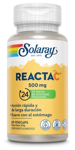 Solaray Reacta C Ester C 500 mg 60 vegetabiliska kapslar
