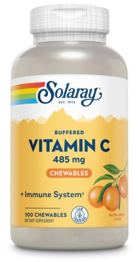 Solaray Vitamin C 500 Apelsinsmak 100 tuggtabletter