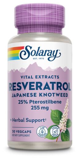 Solaray Super Resveratrol 250 mg 30 vegetabiliska kapslar
