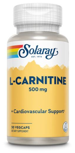Solaray L-karnitin 500 mg 30 kapslar