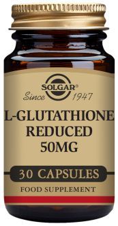 Reducerad L-Glutation 50 mg 30 Vegetabiliska kapslar
