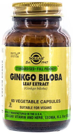 Ginkgo Biloba Leaf 60 kapslar