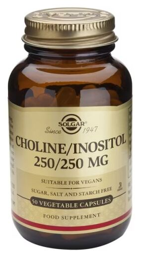 Solgar Kolininositol 250/250 mg 50 kapslar