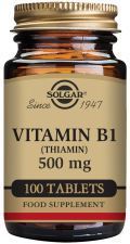Vitamin B1 500 mg 100 tabletter Vitamin B1 500 mg 100 tabletter
