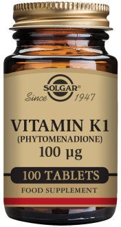 Naturligt vitamin K 100 mcg 100 tabletter