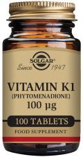 Naturligt vitamin K 100 mcg 100 tabletter