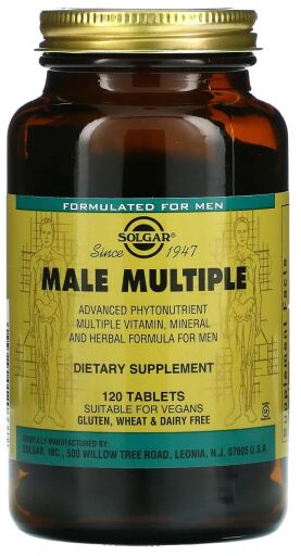 Multivitaminkomplex f&ouml;r m&auml;n 120 tabletter