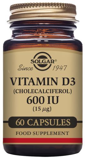 Vitamin D3 600Ui 15 mcg 60 kapslar