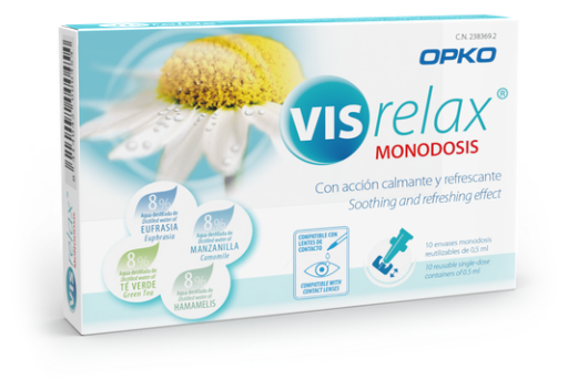 Opko Health VisRelax &ouml;gondroppar 10 eng&aring;ngsdoser