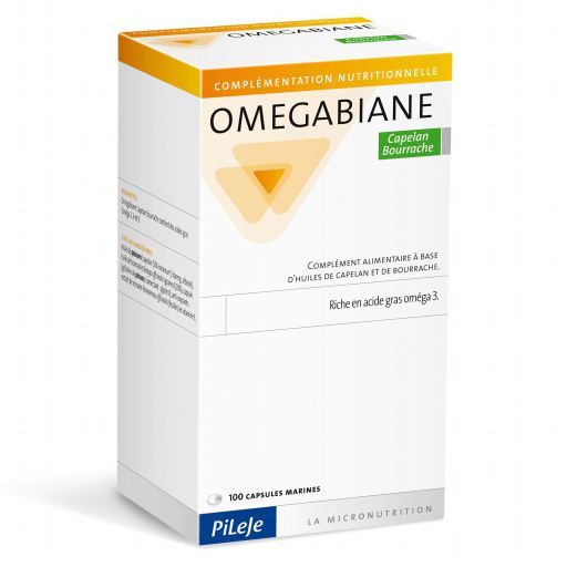 Omegabiane lodda bourrache 100 kapslar