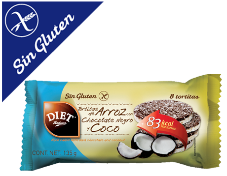 Tort. Arroz Choklad Coco S/g