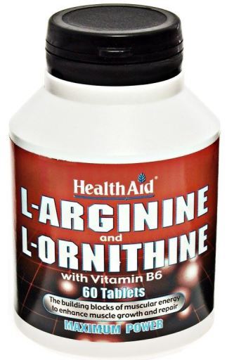 L-Arginine och L-Ornithine 60 kapslar
