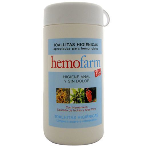 Hemofarm Plus 60 Wipes Bot