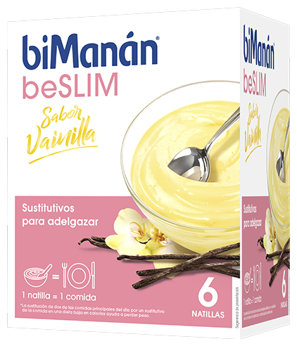 biMan&aacute;n beSlim Vanilla Custard 6 enheter