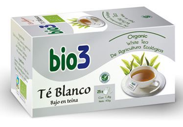 Ekologiskt vitt te 1,8 g 25 p&aring;sar