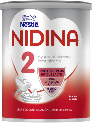 Fortsättningsmjölk Nidina 2 Premium 800 gr