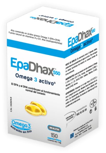 Epadhax Omega 3 Active 550 150 kapslar