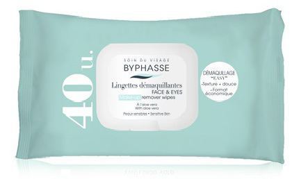 Sminkborttagningsservetter 40 enheter Aloe Vera Känslig hud