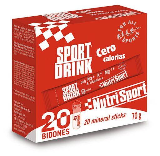 Nutrisport Sportdrink Zero Calories 20 kuvert