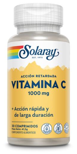 Solaray Sm&aring; C-vitamintabletter 1000 mg 30 tabletter