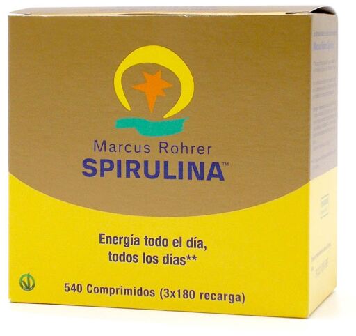 Marcus Rohrer Spirulina Recharge 540 tabletter