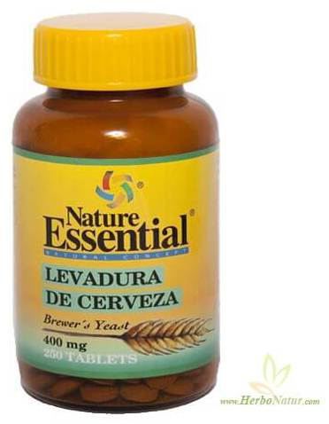 Nature Essential Bryggerj&auml;st 400 milligram p&aring; 250 tabletter &auml;r v&auml;sentlig natur