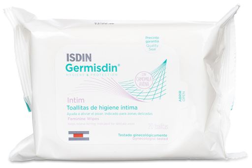 Isdin Germisdin Intimate Hygiene Wipes 20 enheter