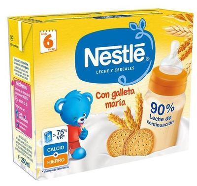 Nestl&eacute; Mj&ouml;lk och spannm&aring;l med Mariakakor 2x250ml