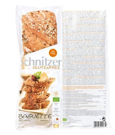Schnitzer Glutenfri fr&ouml;baguette 320 g ekologisk