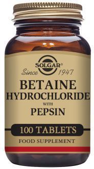 Betainhydroklorid med Pepsin 100 tabletter