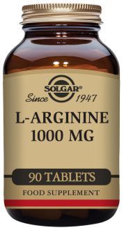 Solgar L-arginin 1000 mg 90 tabletter