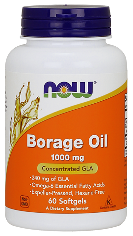 Borage Oil 1000 mg 60 Softgels