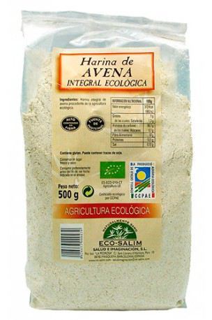 ECO-SALIM Eco Helt havregrynsmj&ouml;l 500 gr