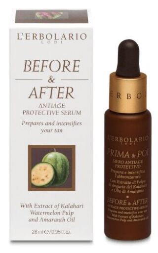 L'Erbolario F&ouml;re och efter Anti-Aging Skyddsserum 28 ml