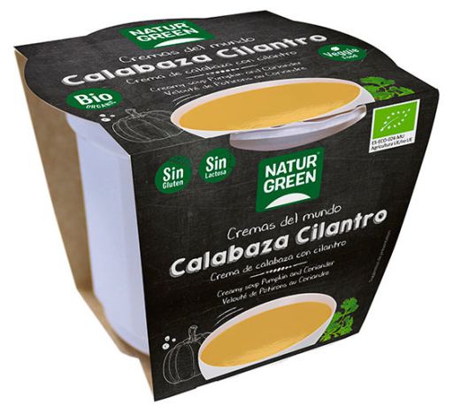 Naturgreen Soppa kr&auml;mig pumpa och koriander Bio 310 ml