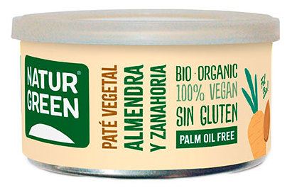 Pat&eacute; mor&ouml;tter och mandel Bio 125 g