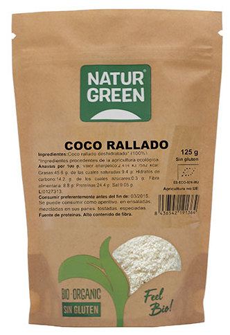 Naturgreen Riven ekologisk kokosn&ouml;t 125g