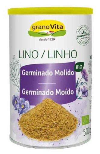 Ekologisk mald grodd linfrö 500 gr
