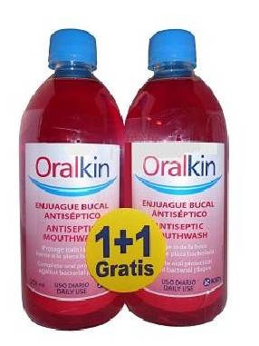 Kin Oralkin Munvatten 500 ml F&ouml;rpackning 2 x 1